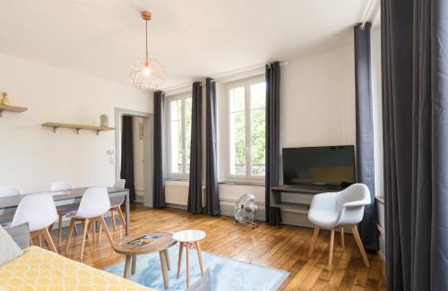 Charleville-Mezieres Apartment | Discover Suite Rimbaud: Family-Friendly Retreat with Pool