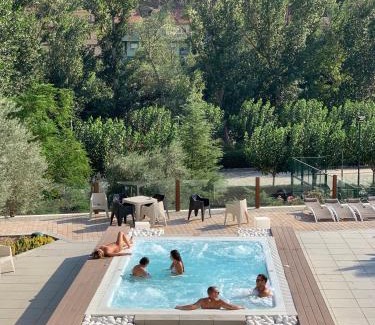 Alcala del Jucar Resort | Finca Los Olivos: Oceanfront Retreat with Pool & High Ratings