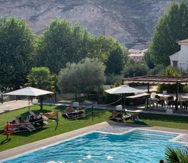 Alcala del Jucar Resort | Finca Los Olivos: Oceanfront Retreat with Pool & High Ratings