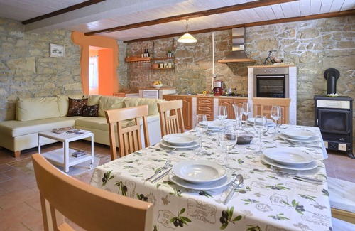 Rakalj House | Idyllic Holiday House Mara: Outdoor Whirlpool & Ocean Views