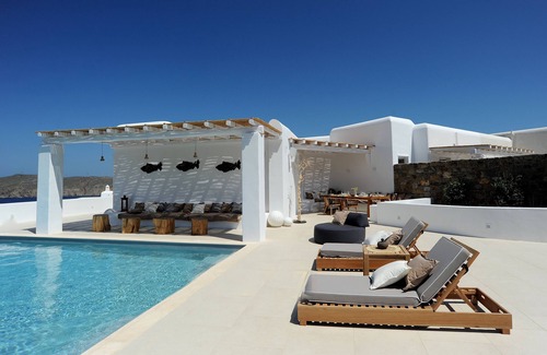 Panormos Villa | Artistic Summer Villa with Pool and Ocean View near Panormos