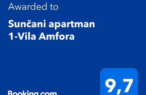 Babilonija Apartment | Pet-Friendly Sunčani Apartman 1 with Oceanfront Views