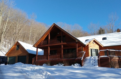 Roscoe Cabin | Bright Cabin Steps from BeaverKill River with Kitchen & Pets