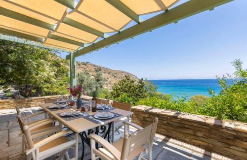 Steniai House | Exceptional Sun-Rock House with Oceanfront Views