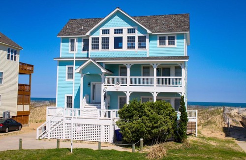 Rodanthe House | Oceanfront Retreat at Sun Runner #12-R with Pool & Hot Tub