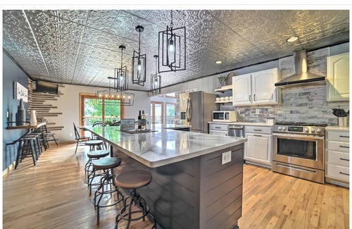 La Follette House | Enchanting Waterfront Home with Private Dock & Pool