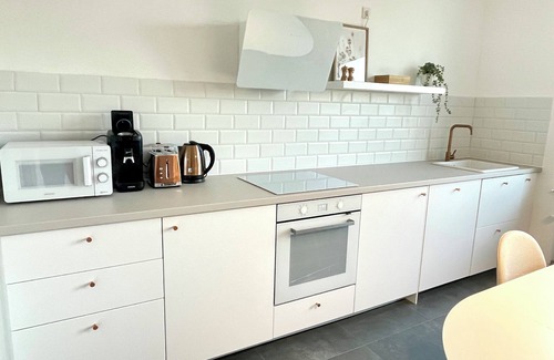 Bad Rothenfelde Condo | Sundeck Suite, central & quiet, Sonnendeck Suite, zentral, ruhig mit Parkplatz