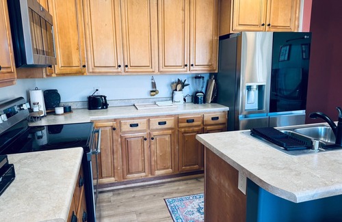 Mesquite Condo | Sundown Sanctuary by Mesquite Vacation Rentals near Jensen Trailhead Park with $510 free daily activities!