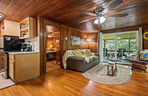 Maggie Valley Cabin | Pet-Friendly Sunflower Shack: Cozy Cabin in Maggie Valley