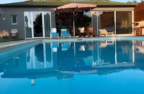Korithion House | Idyllic Sunlit Pool House with Ocean View and Hot Tub