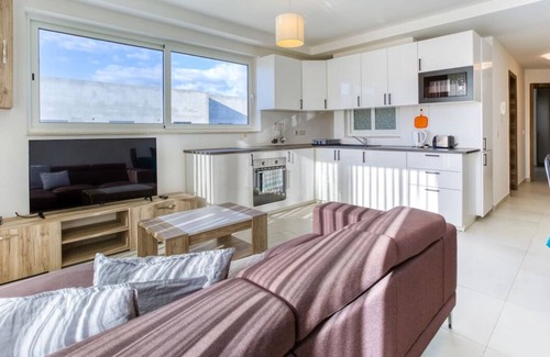 San Gwann Apartment | Bright 2BR Penthouse with Rooftop Terrace & Family Amenities