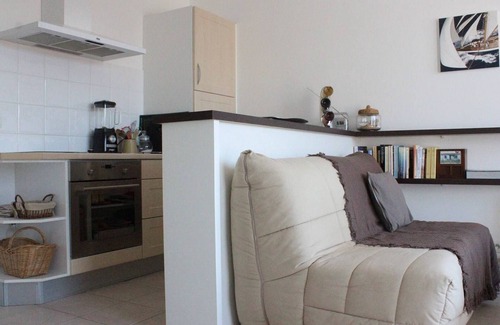 Port District Apartment | Cozy Oceanfront Apartment in Châtelaillon-Plage for 2