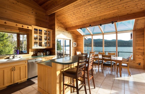 Bellingham House | Beautiful Lake Whatcom Waterfront with Private Beach & Dock
