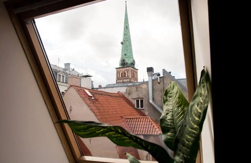 Old Town Apartment | Sunny Mansard Retreat in Old Town with Pool & Spa