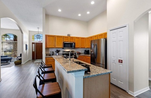 Bridgewater Crossing House | Sunny Pool with Lake View - Game Room - Nr Disney