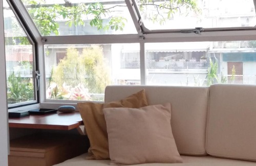 Kypseli Apartment | Central Athens Penthouse with Breakfast & Family Amenities