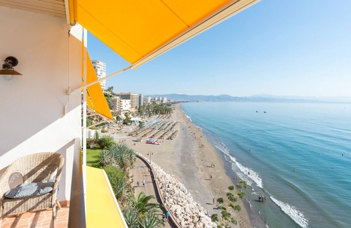 Carihuela Apartment | Unforgettable Oceanfront Stay at Sunny View Castillo Santa Clara