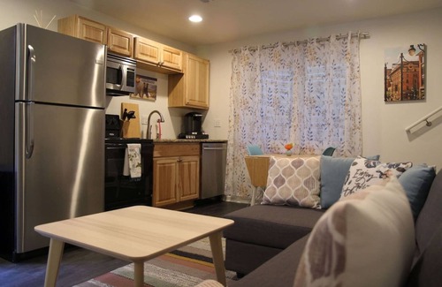 Sunnyside Apartment | Relax at Sunnyside Up: Hot Tub & Prime Location Await!