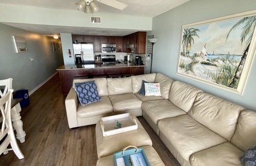 Ocean Isle Beach Condo | Beachfront Escape: Sunrise Coffee with Ocean View Amenities