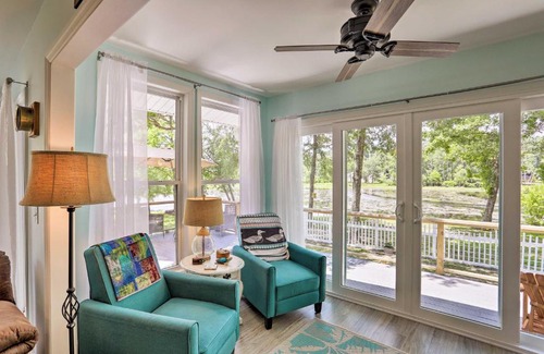 Sea Trail House | Serene Beach Home with Lake Views - 3 Mi to Coast