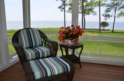 Rock Hall House | Tranquil Sunset Lodge on the Bay with Ocean View & Pool