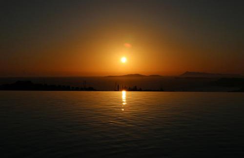 Kavvadades Villa | Tranquil Sunset Sea View Villa 8 with Pool & Kitchen