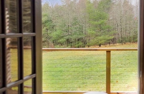 Meadows Of Dan Apartment | Cozy Sunset Suite with Fireplace & Spa Shower Awaits You