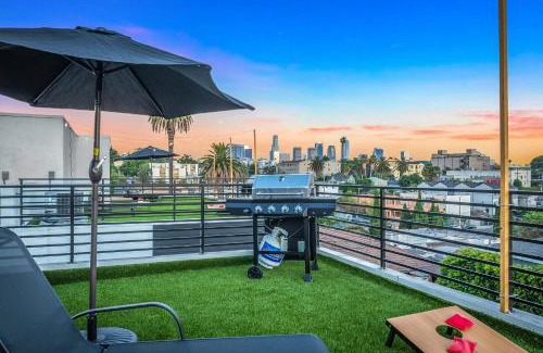 Historic Filipinotown House | Sunset Views from Private Rooftop in Luxe Townhome