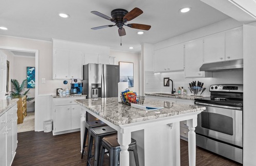 Cedar Point House | Inviting Retreat with Dock, Views & Hot Tub for Families