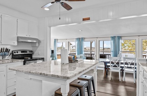 Cedar Point House | Inviting Retreat with Dock, Views & Hot Tub for Families