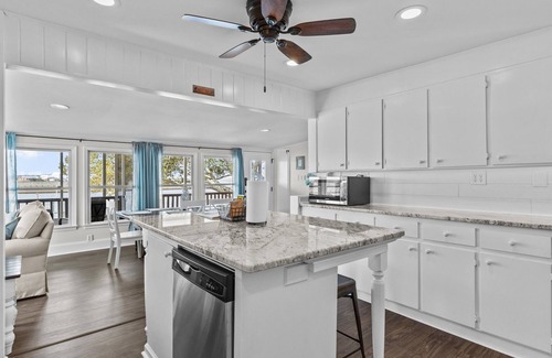 Cedar Point House | Inviting Retreat with Dock, Views & Hot Tub for Families