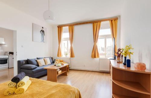 Hostivar Apartment | Cozy Sunshine Apartment Steps from the City Center