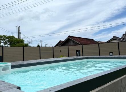 Kujukuri House | Sunshine Pool Villa: Oceanfront Retreat with Hot Tub