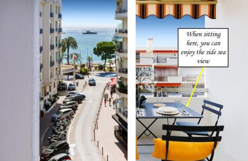 Cannes City Centre Apartment | Ideal 2-Bedroom Retreat Next to Martinez Hotel - Rated 9/10
