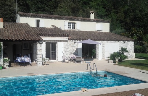 Saint-Paul-de-Vence Villa | Elegant 3-Bedroom Villa with Ocean View & Private Pool