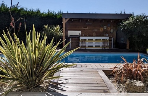 Tosse Villa | Beautiful Villa in TOSSE with Pool for 8 Guests