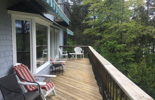 Edgecomb Ski Chalet | Beautiful 4-Bedroom Home on Private Acres with Dock & View