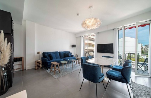 Cannes City Centre Apartment | Superb 55m2 apartment - Heart of Cannes - 2BR/4p