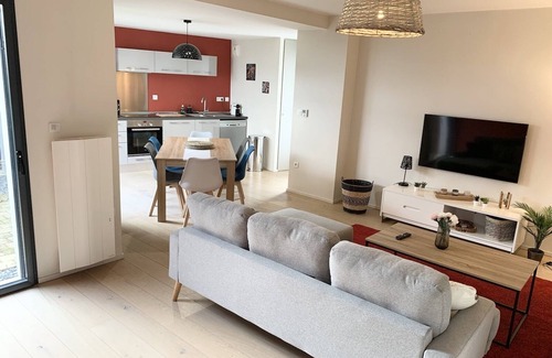 Aytre Apartment | Cozy Ground Floor Apartment with Ocean View and Garden