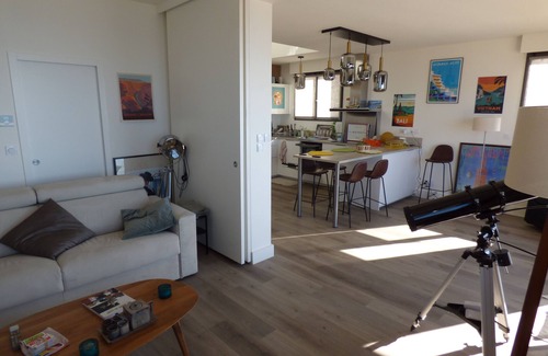 Palavas-les-Flots Apartment | Superb Duplex on the Beach, panoramic view of the Mediterranean, rated 5*, 8 Pers
