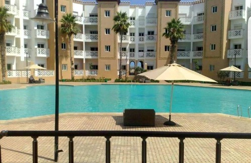 El Mansouria Apartment | Inviting Garden View Apartment in El Mansouria with Pool