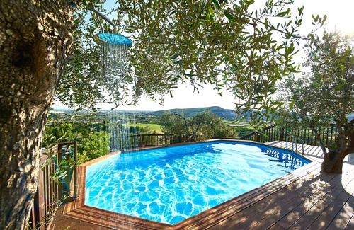 Vicopelago House | Discover Olive Grove House with Pool & Tower Views Near Pisa