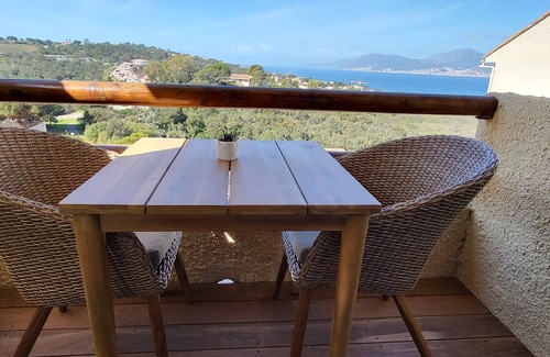 Grosseto-Prugna Apartment | Exceptional Sea View Studio in Porticcio - Pet Friendly Retreat