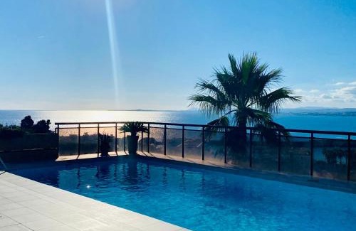 Lazaret Apartment | Stunning Terrace Oasis with Pool and Scenic Views