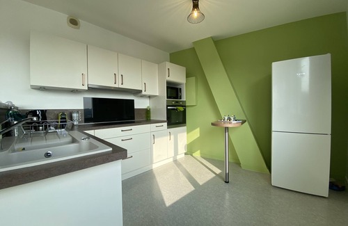 Mers-les-Bains Apartment | Inviting Apartment with Panoramic Ocean Views and Pool