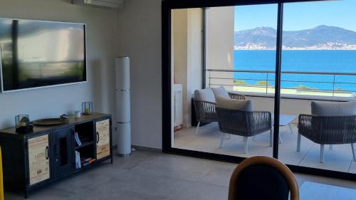 Pietrosella Apartment | Oceanfront T3 Apartment with Spectacular Ajaccio Views