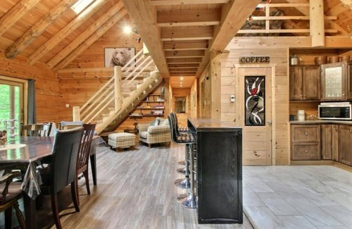 Saint-Raymond Ski Chalet | Tranquil Spa Retreat at La Fontaine Rouge Chalet