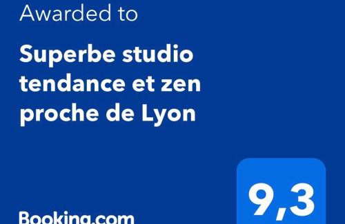 Couzon-au-Mont-d'Or House | Trendy Zen Studio Near Lyon - Guest Rated 9.2/10