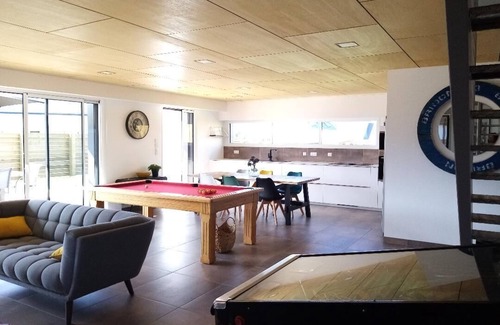 Penmarch Villa | Brand New Villa with Hot Tub, Pool & Oceanfront Views