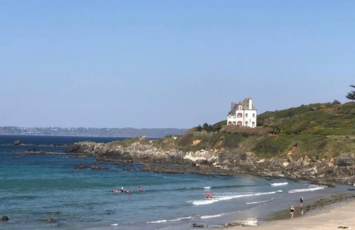 Plestin-les-Greves Villa | Beachfront Bliss at Sur la Plage Le Bonheur Hotel